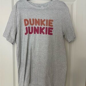 Bella Canvas -Dunkin Gray Tee with Bold Print